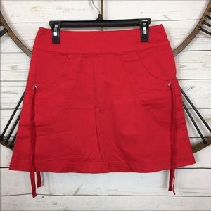 BOSTON PROPER Sport Womens Red Skirt Size 2